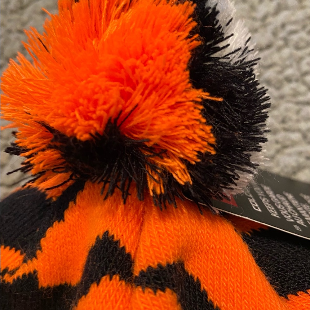 Under Armour Tiger ColdGear Orange Black Hat M 4-6 - Picture 5 of 9